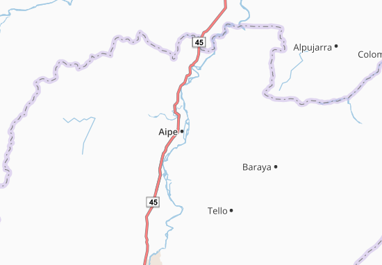 Villavieja Map