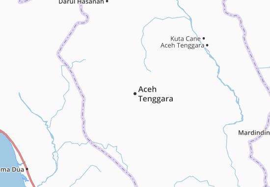 Kaart Plattegrond Aceh Tenggara
