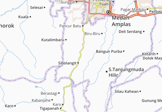 Mapa Sibolangit