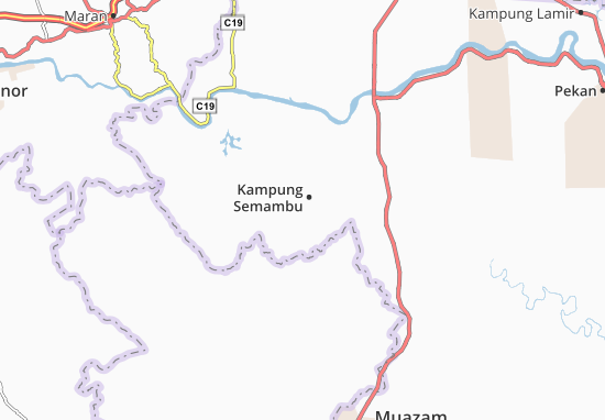 Kaart Plattegrond Kampung Semambu