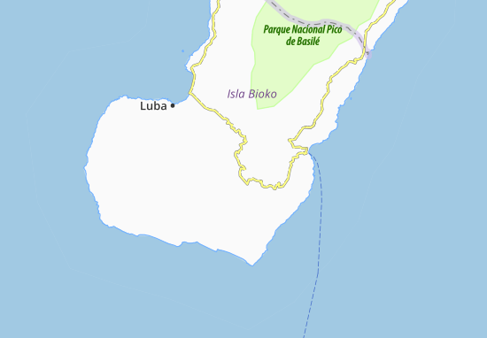 Mapa Bioco