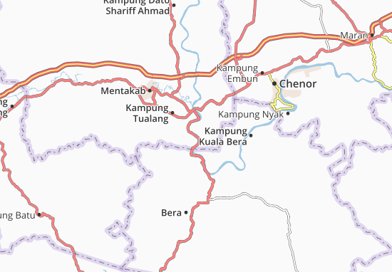 Kaart Plattegrond Kampung Lebak