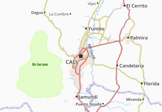 Mapa Cali