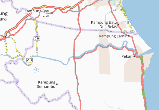 Kaart Plattegrond Kampung Tengkur