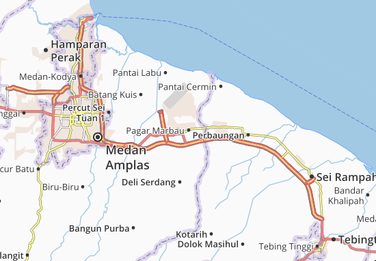 Pagar Marbau Map