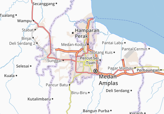 Medan Petisah Map