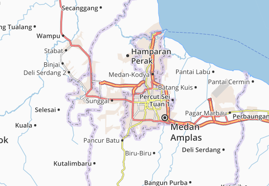 Mapa Medan Helvetia