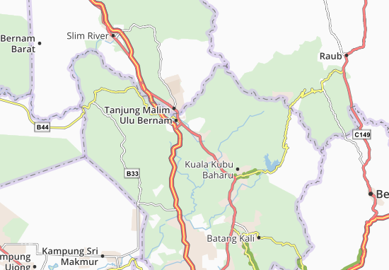 Carte-Plan Kuala Kalumpang