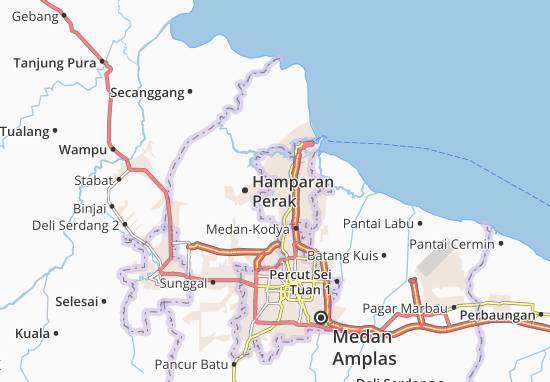 Karte Stadtplan Medan Marelan
