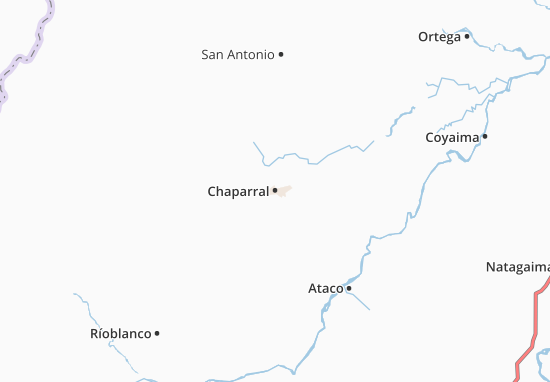 Mapa Chaparral