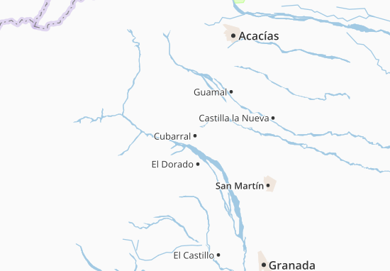 Cubarral Map