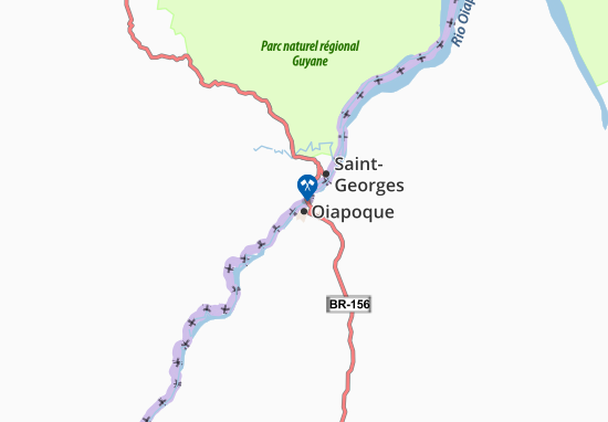 Mapa Oiapoque