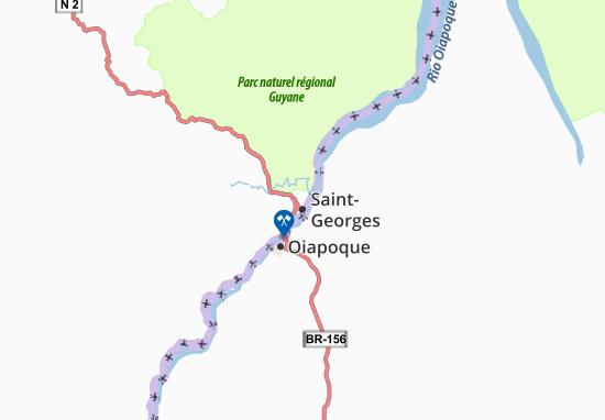 Mapa Saint-Georges