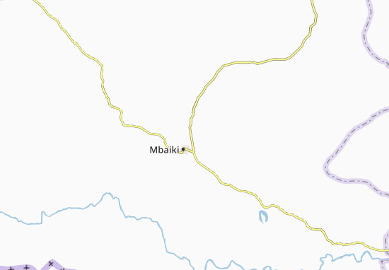 Kaart Plattegrond Bangui I