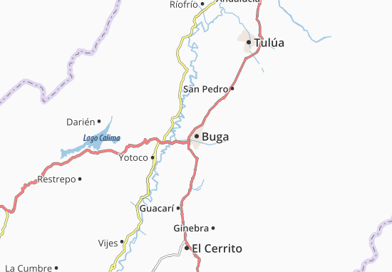 Kaart Plattegrond Buga