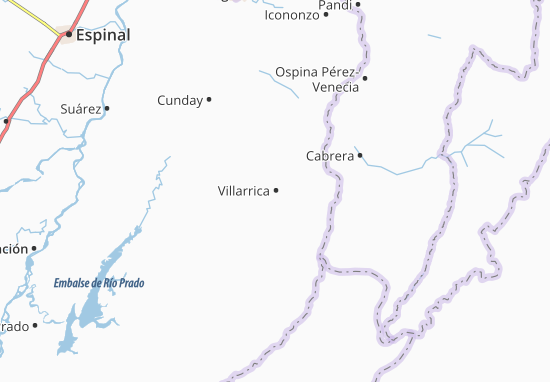 Mapa Villarrica
