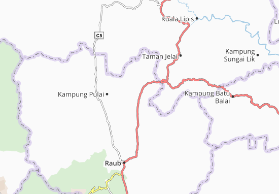 Kaart Plattegrond Kampung Batu Dua Puluh
