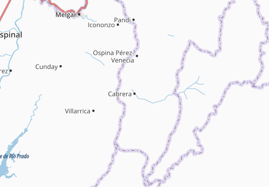 Kaart Plattegrond Cabrera