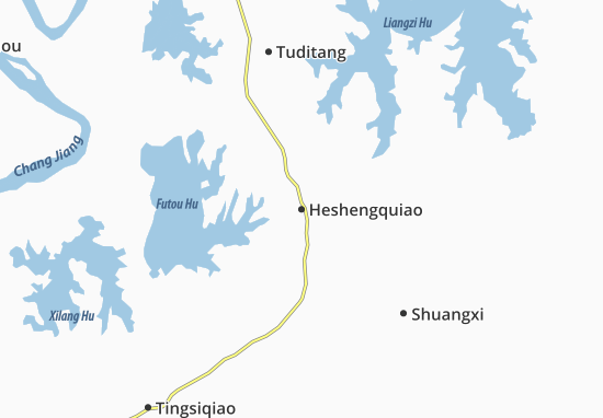 Kaart Plattegrond Heshengquiao