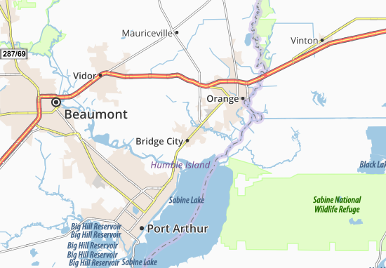 Kaart Plattegrond Bridge City