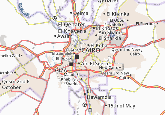 El Darb El Ahmar Map