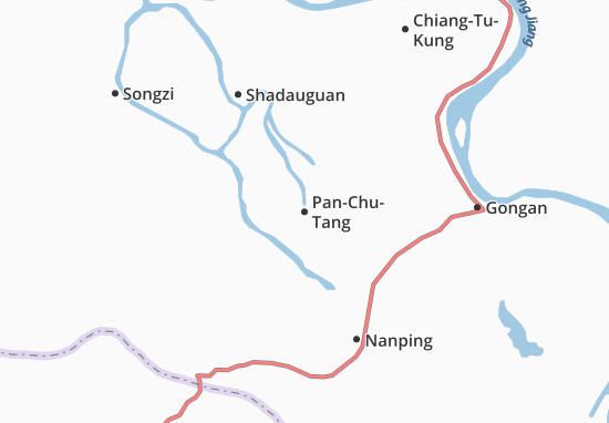 Karte Stadtplan Pan-Chu-Tang