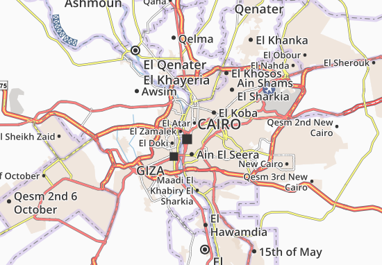 Karte Stadtplan Orabi