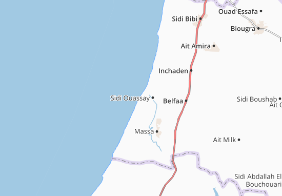 Mapa Sidi Ouassay
