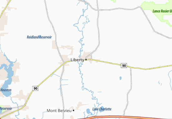 Kaart Plattegrond Liberty