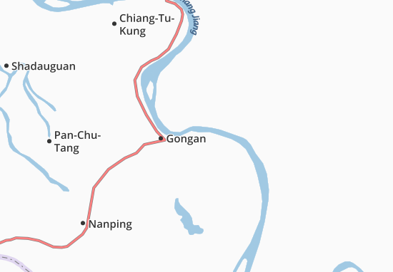 Karte Stadtplan Yang-Chia-Chang