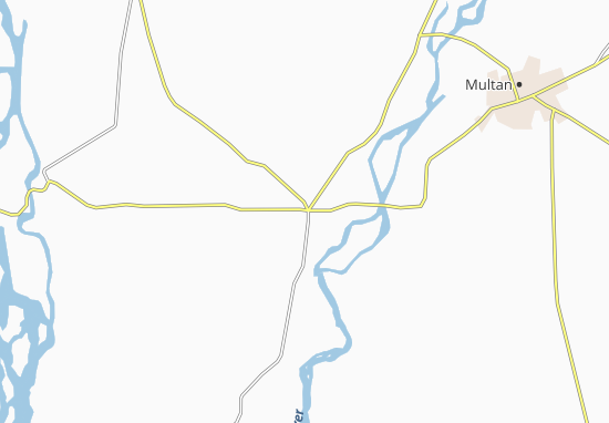 Karte Stadtplan Muzaffargarh