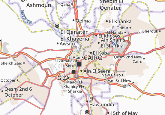 Karte Stadtplan El Atar