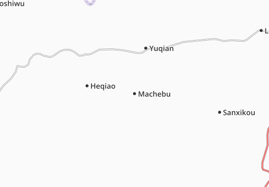Mapa Machebu