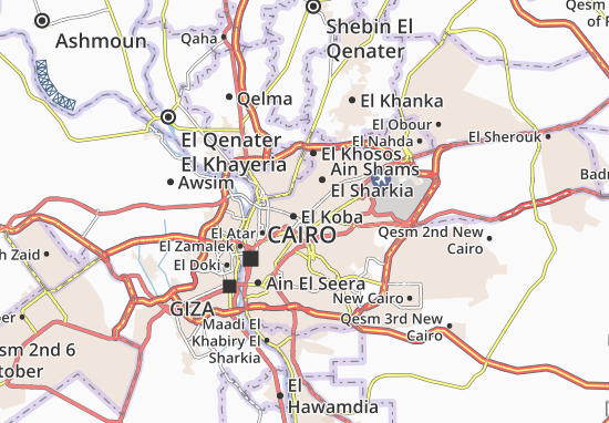 Mapa El Zayton El Qeblia