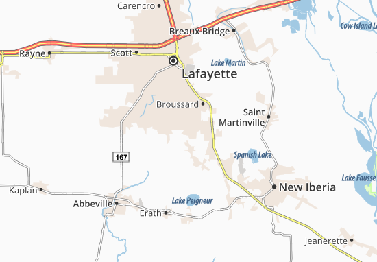 Kaart Plattegrond Youngsville