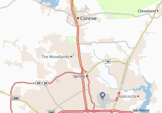 Mapa Oak Ridge North