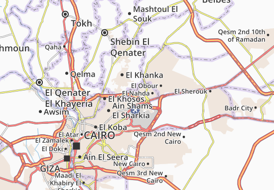 Kaart Plattegrond El Salam El Gharbia