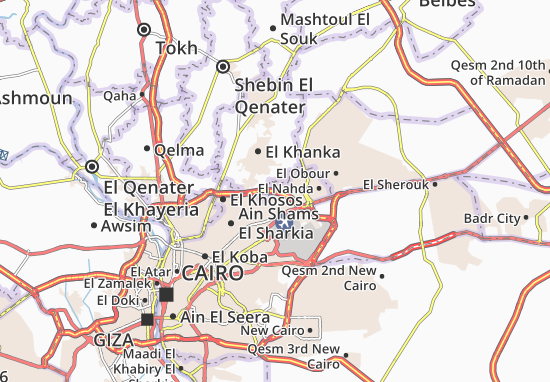 Mapas-Planos Kafr El Basha