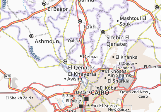 Qelma Map