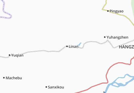 Karte Stadtplan Linan