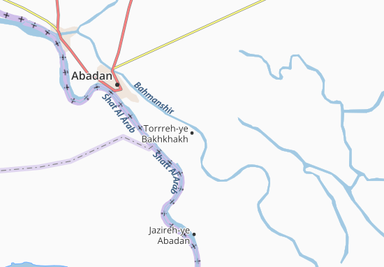 Karte Stadtplan Torrreh-ye Bakhkhakh