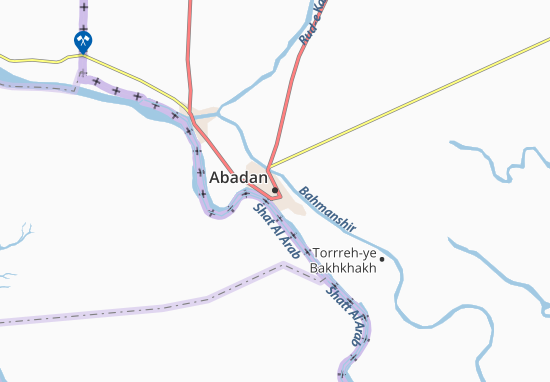 Kaart Plattegrond Abadan