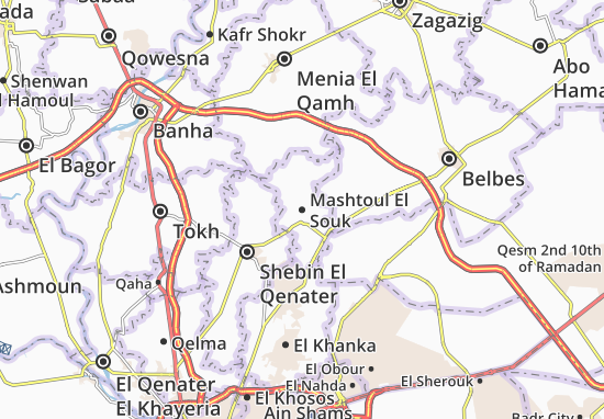 Mapa Mashtoul El Souk