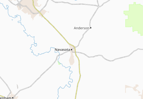 Kaart Plattegrond Navasota