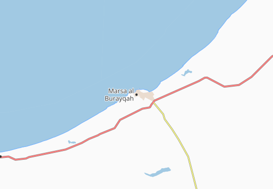 Mapa Marsa al Burayqah