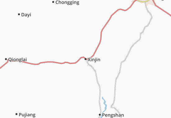 Xinjin Map