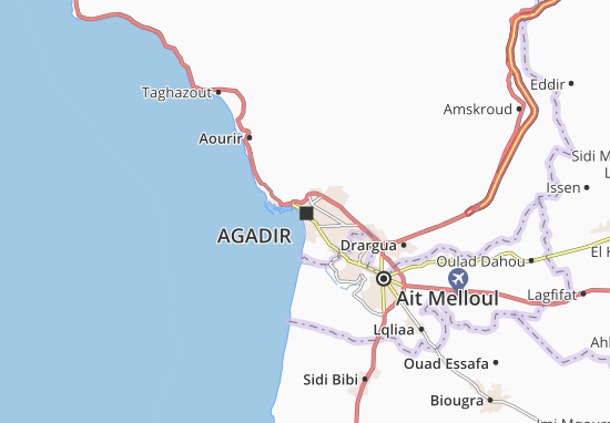 Carte-Plan Agadir