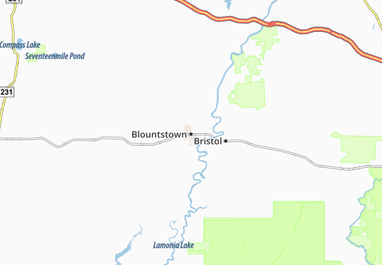 Blountstown Map