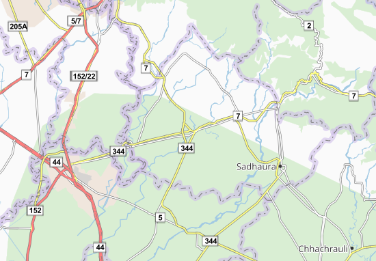 Kaart Plattegrond Shahzadpur