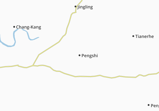 Karte Stadtplan Pengshi